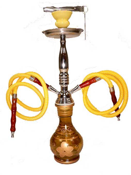 Shisha Wasserpfeife 46cm 2 Schläuche