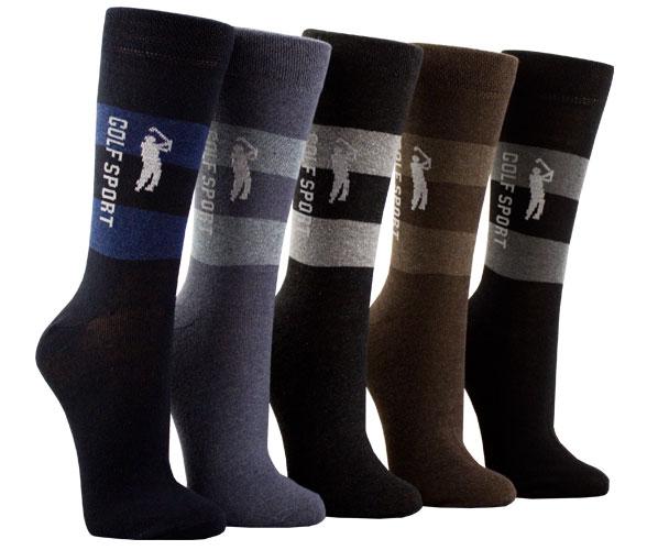 Herrensocken 5er Bund GolfSport