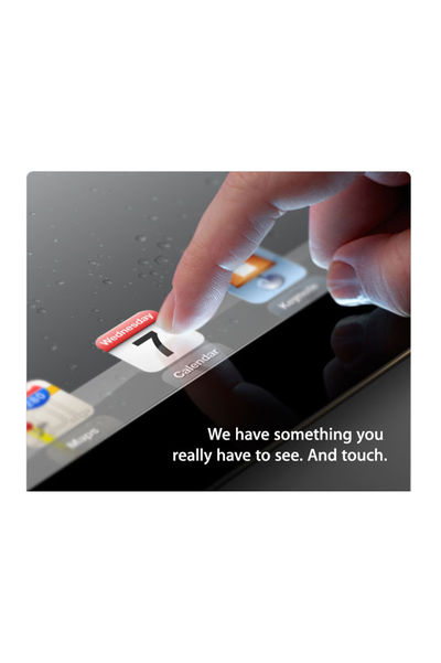 ipad 3 einladung