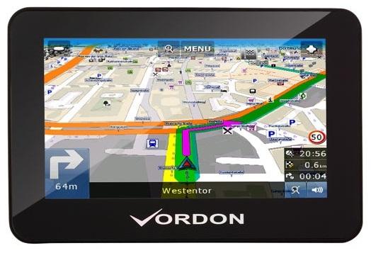 VORDON 4,3 Zoll Navigation mit IGO Europakarte