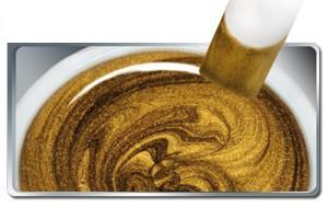 Colour Gel Metallic Ice Gold