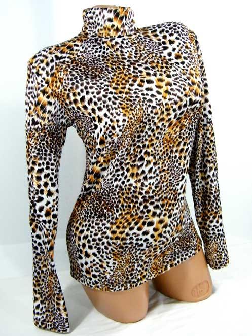 Damenpullover Leoparden Pullover Animal Print