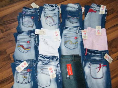 Crazy Bootcut Hosen Jeans Hose 028