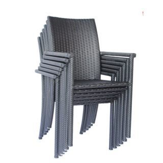 Gartenmöbel ONDO: Garnitur: Sessel+Puftisch