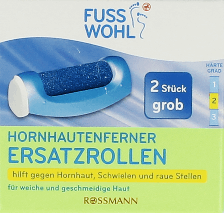  Fusswohl Hornhautentferner Ersatzrollen grob