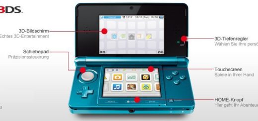 Nintendo 3DS - Konsole in Aqua blau Sonderposten