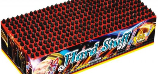 Hard Stuff 300-Schuss Pfeif-Batterie f Silvester Party Feuerwerk