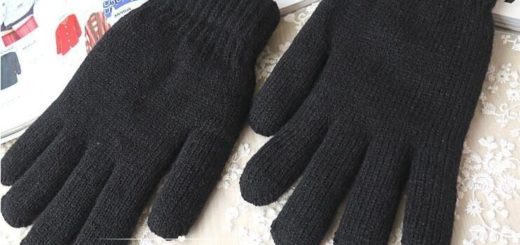 Gestrickte Winterhandschuhe für Frauen