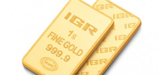 1 g Goldbarren (IGR Inc.) steuerbefreit nach § 25c USTG