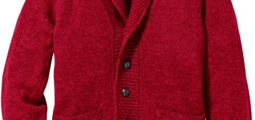 herren-strickjacke-cardigan-rot