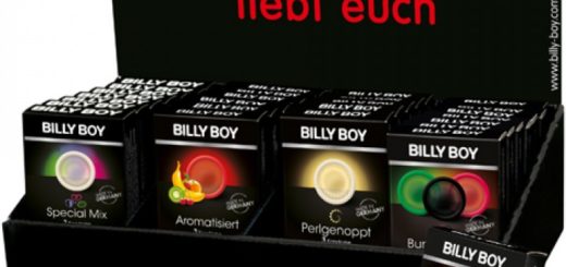 Kondome Billy Boy 3er im Display 4-fach sortiert