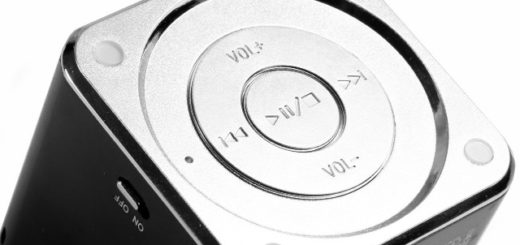 MusicMan Mini Lautsprecher schwarz MP3 Player