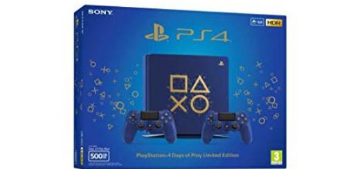 Konsole - Sony Playstation 4 500 GB + 2 Controller - Blau 8x