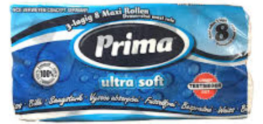 Posten Prima Toilettenpapier 3-lagig 8 Rollen je Packung