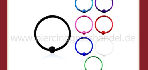 Großhandel Farbbeschichtete Hoop Nasenringe