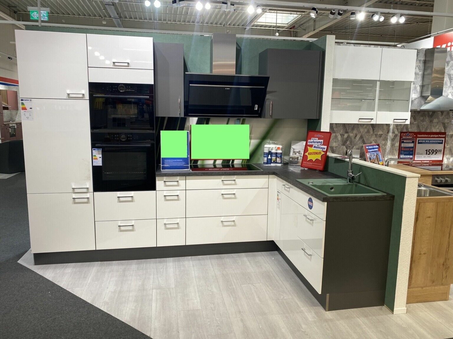 Ausstellungsstücke Küchen von IKEA Höffner und Poco