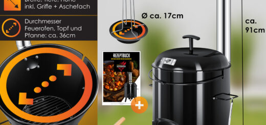 Restposten KESSER® Gulaschkessel Gulaschkanone | Eintopfofen mit Grillfunktion dyhfdghbfdghgb