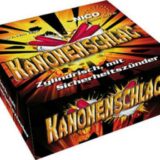 Kanonenschlag zylindrisch, Kaliber D , 10er NICO statt Silvester Feuerwerk Böller