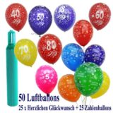 Helium-Set für Party, Geburtstag, Hochzeit etc.
