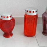 Verschiedene Glasgrablichter - Mixpalette, Aktion!!!